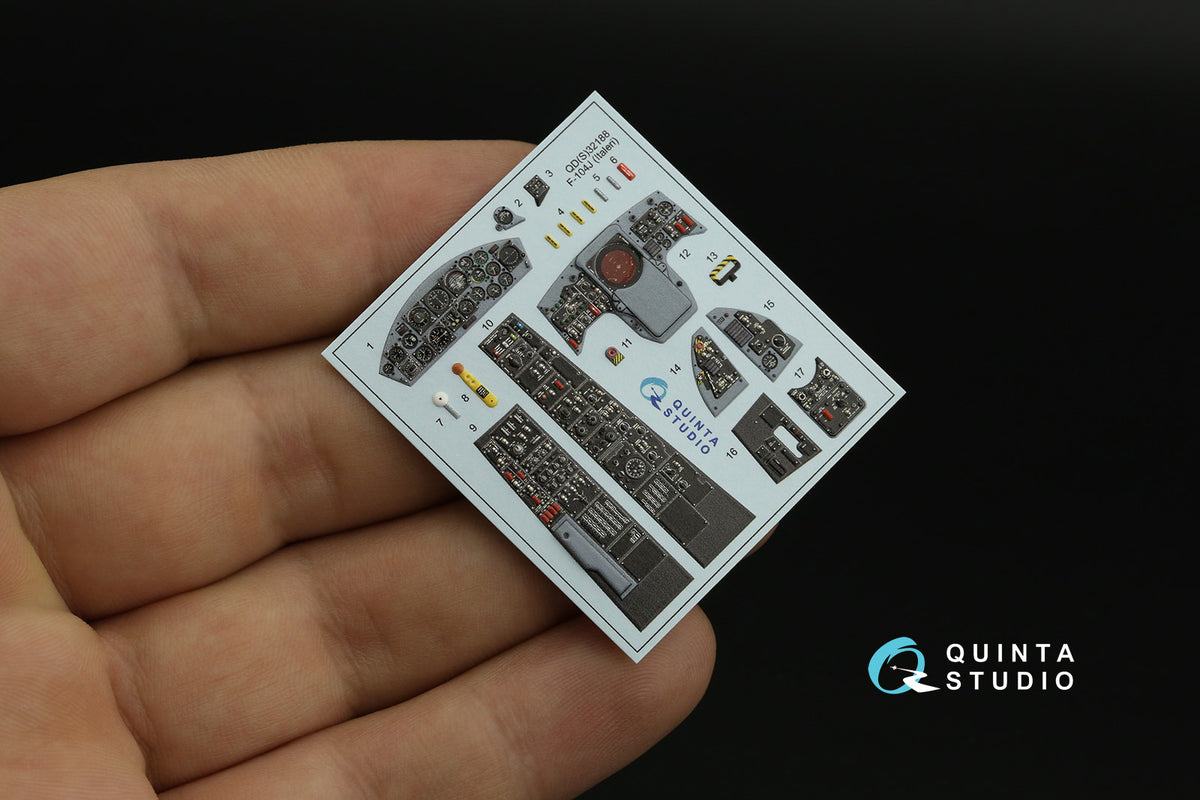 Quinta Studio QD32188 1:32 Lockheed F-104J Starfighter (3D-Printed) & coloured Interior