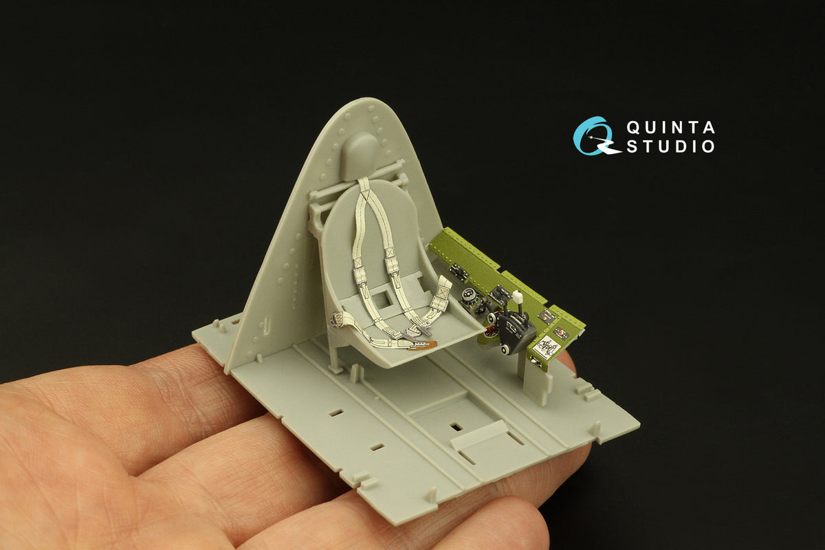 Quinta Studio QD32189 1:32 Grumman F6F-3E/N Hellcat (3D-Printed) & coloured Interior