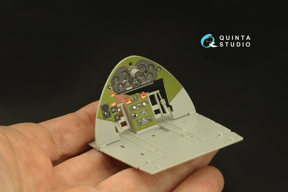 Quinta Studio QD32189 1:32 Grumman F6F-3E/N Hellcat (3D-Printed) & coloured Interior