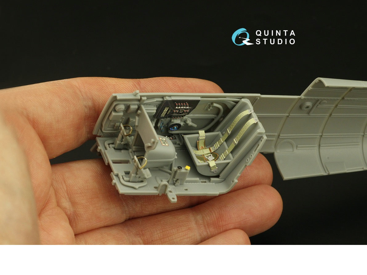 Quinta Studio QD32191 1:32 Messerschmitt Bf-109G-14 (3D-Printed) & coloured Interior