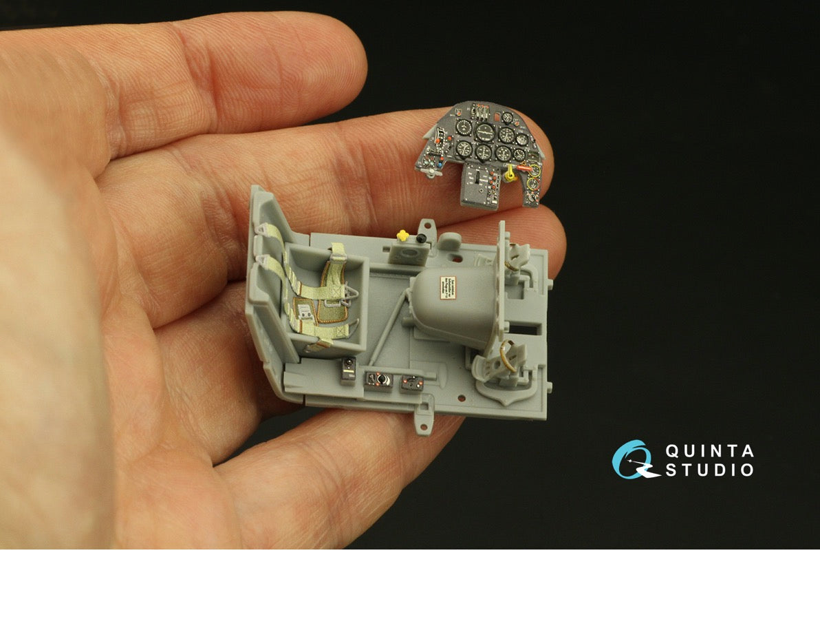 Quinta Studio QD32191 1:32 Messerschmitt Bf-109G-14 (3D-Printed) & coloured Interior