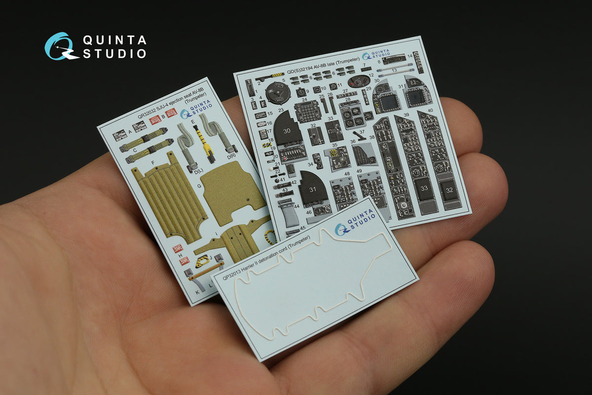 Quinta Studio QD32194 1:32 AV-8B Harrier II late (3D-Printed) & coloured Interior