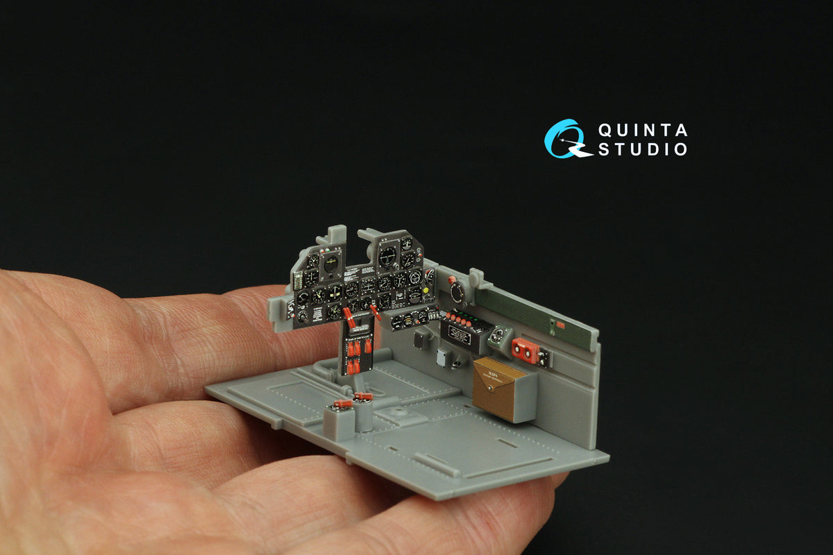Quinta Studio QD32198 1:32 P-47D Thunderbolt Bubbletop Late (3D-Printed) & coloured Interior