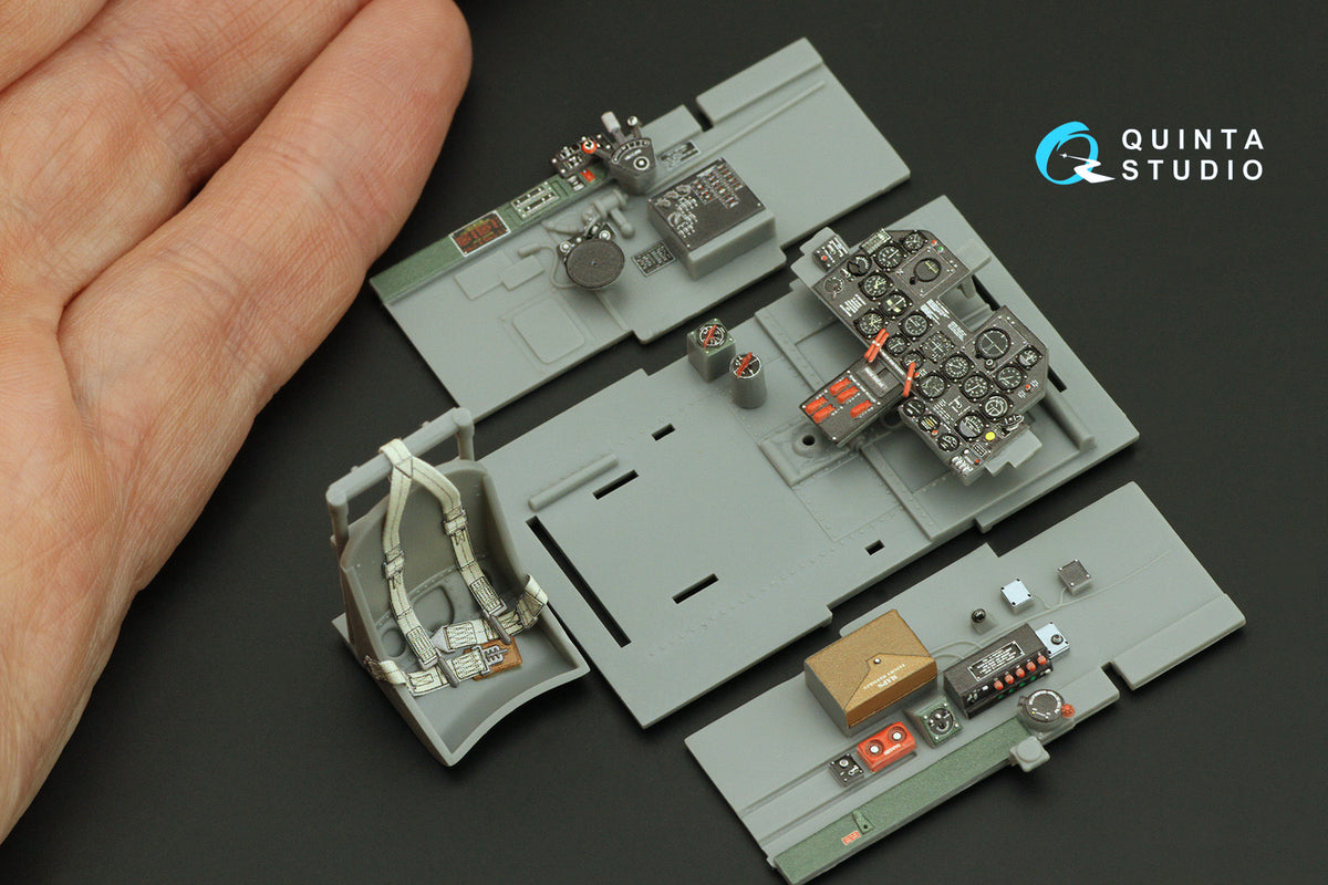 Quinta Studio QD32198 1:32 P-47D Thunderbolt Bubbletop Late (3D-Printed) & coloured Interior