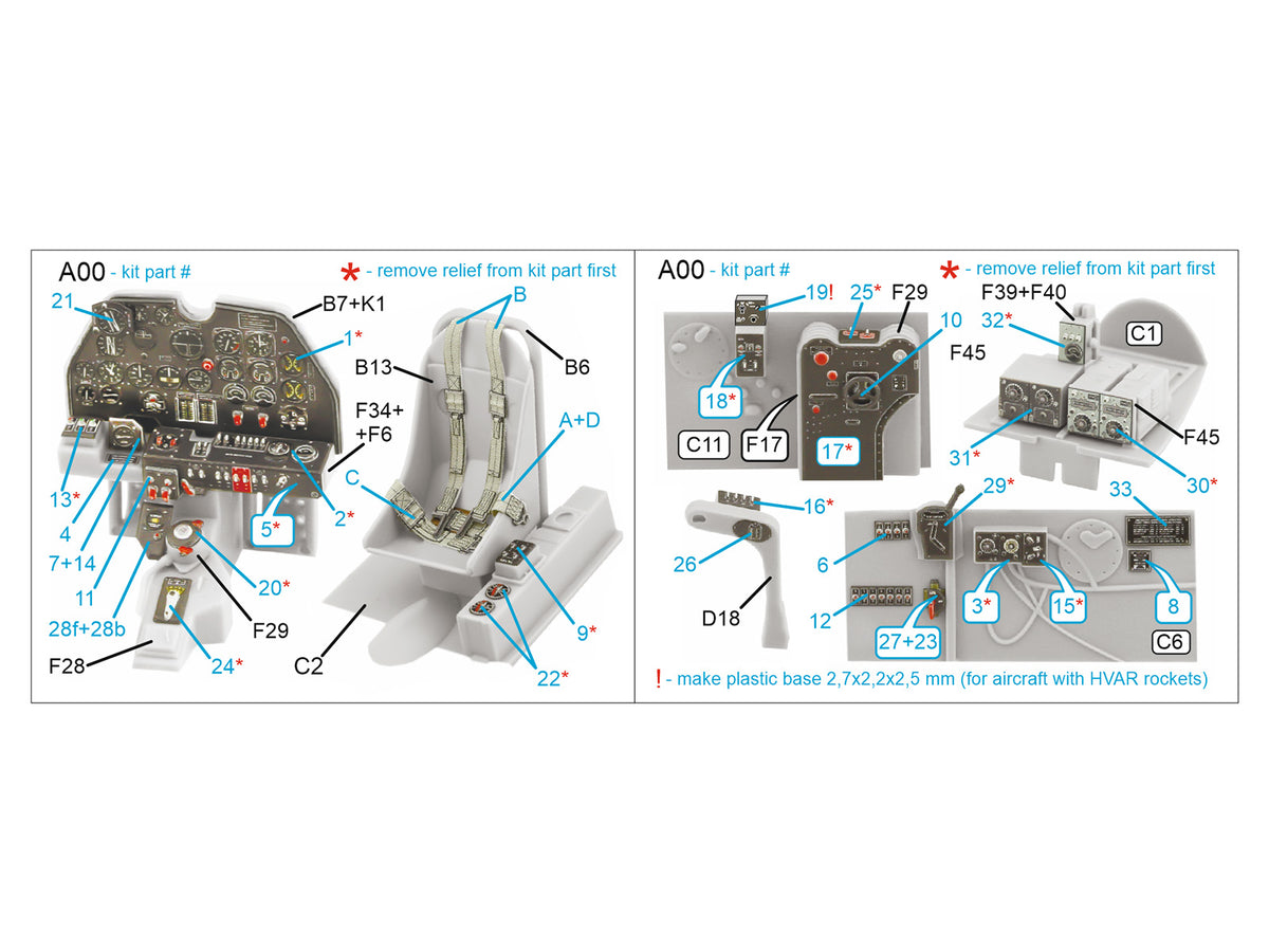 Quinta Studio QD32200 1:32 P-38L-5-L0 Lightning (3D-Printed) & coloured Interior