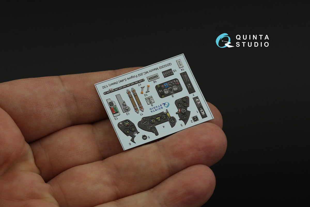 Quinta Studio QD32202 1:32 Macchi MC.202 Folgore Late (3D-Printed) & coloured Interior