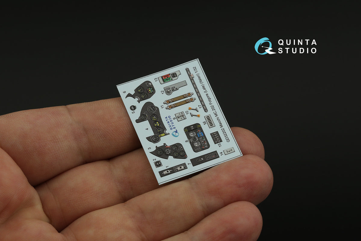 Quinta Studio QD32202 1:32 Macchi MC.202 Folgore Late (3D-Printed) & coloured Interior