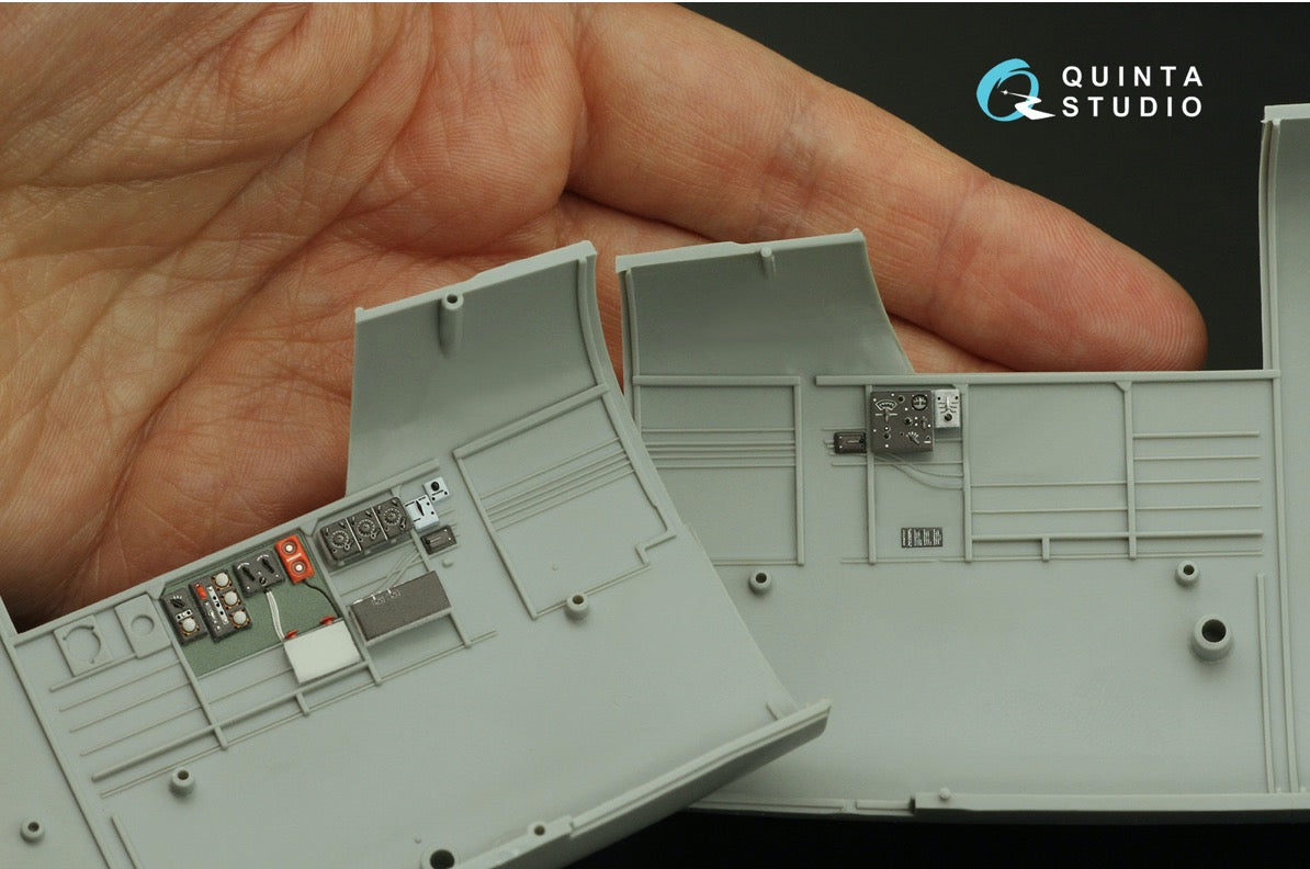 Quinta Studio QD32203 1:32 North-American B-25J Mitchell Glass nose (3D-Printed) & coloured Interior
