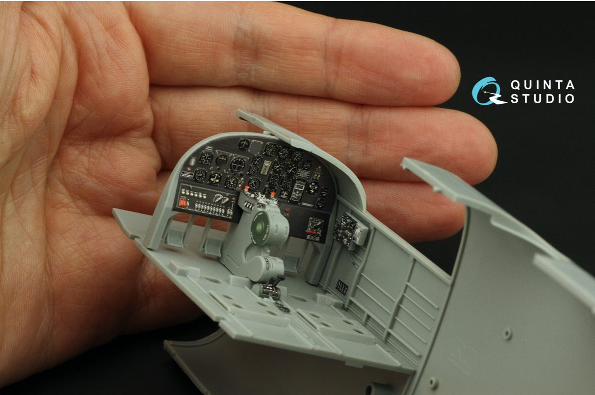 Quinta Studio QD32203 1:32 North-American B-25J Mitchell Glass nose (3D-Printed) & coloured Interior