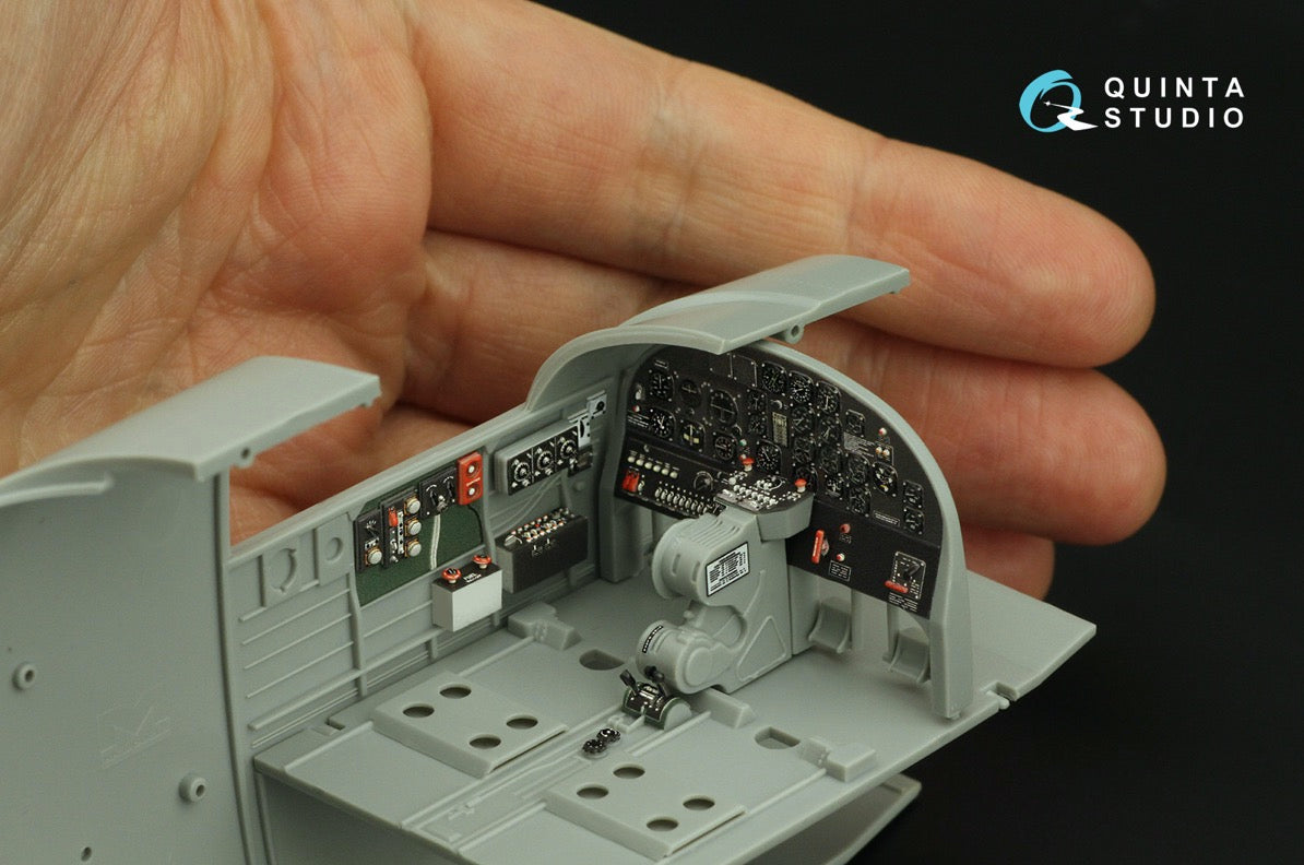 Quinta Studio QD32204 1:32 North-American B-25J Mitchell Gun nose (3D-Printed) & coloured Interior
