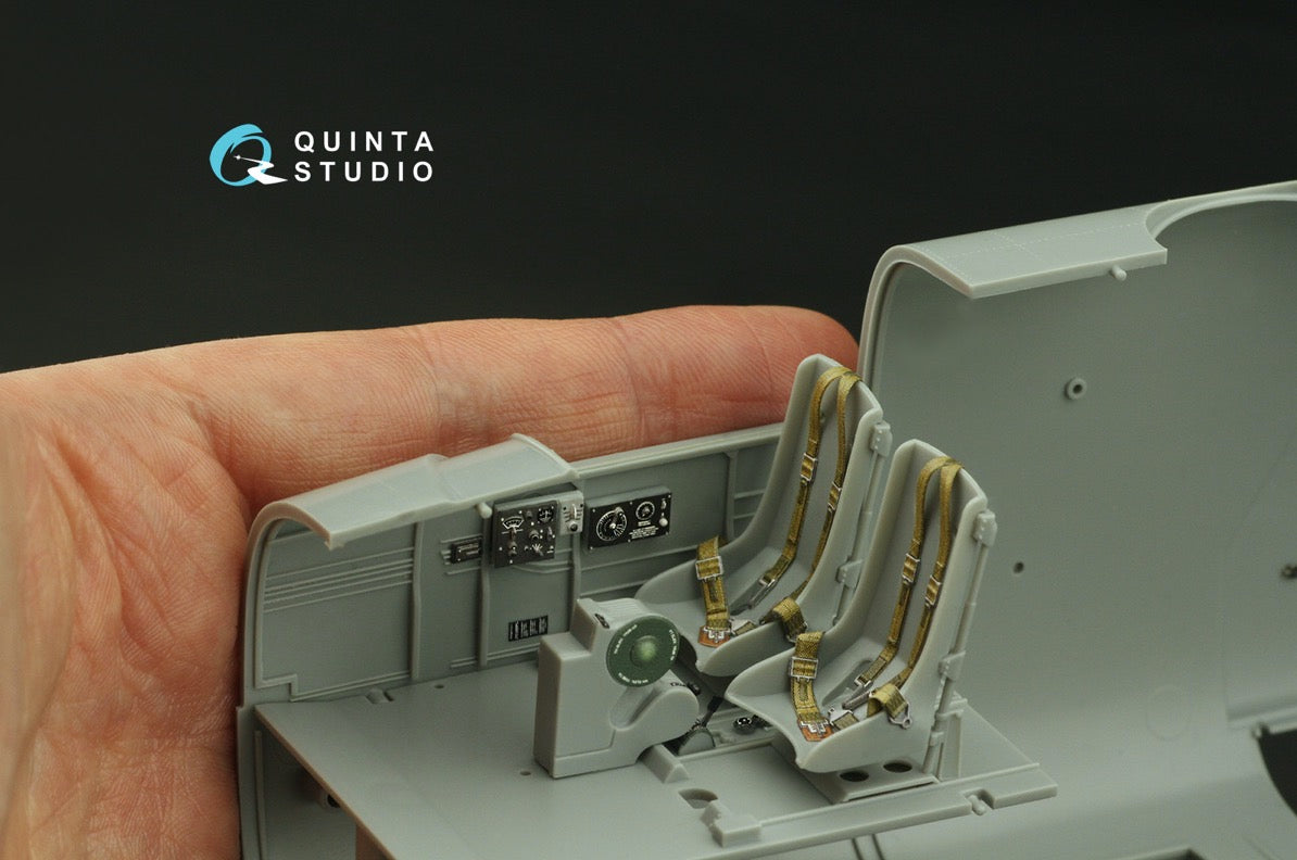 Quinta Studio QD32204 1:32 North-American B-25J Mitchell Gun nose (3D-Printed) & coloured Interior