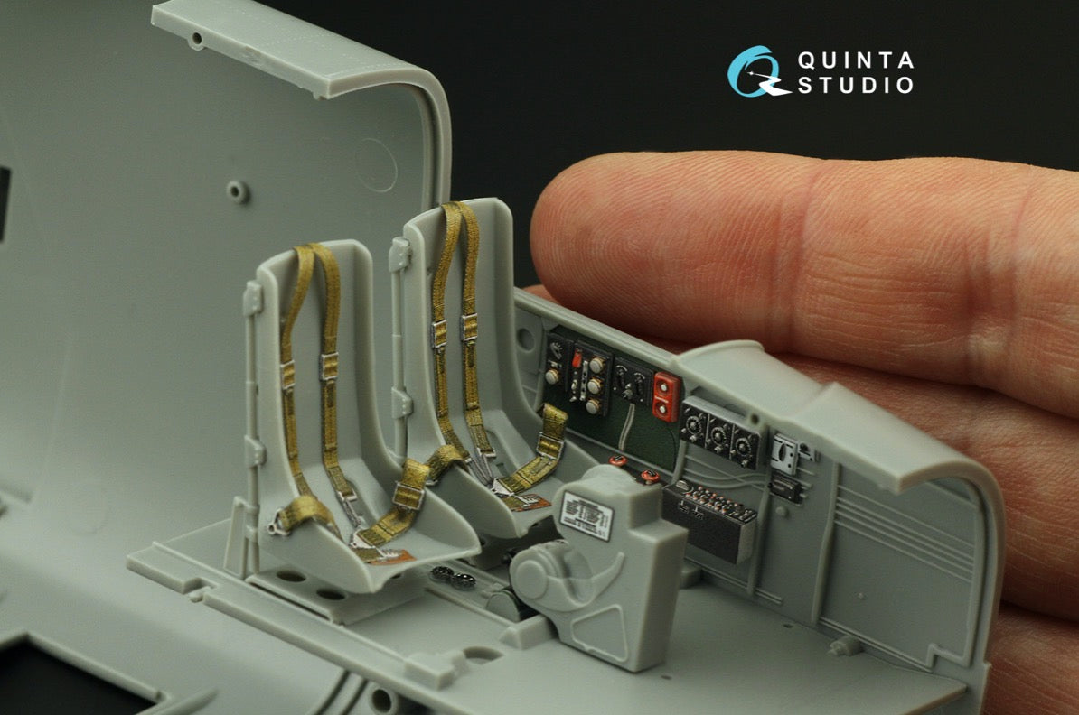 Quinta Studio QD32204 1:32 North-American B-25J Mitchell Gun nose (3D-Printed) & coloured Interior