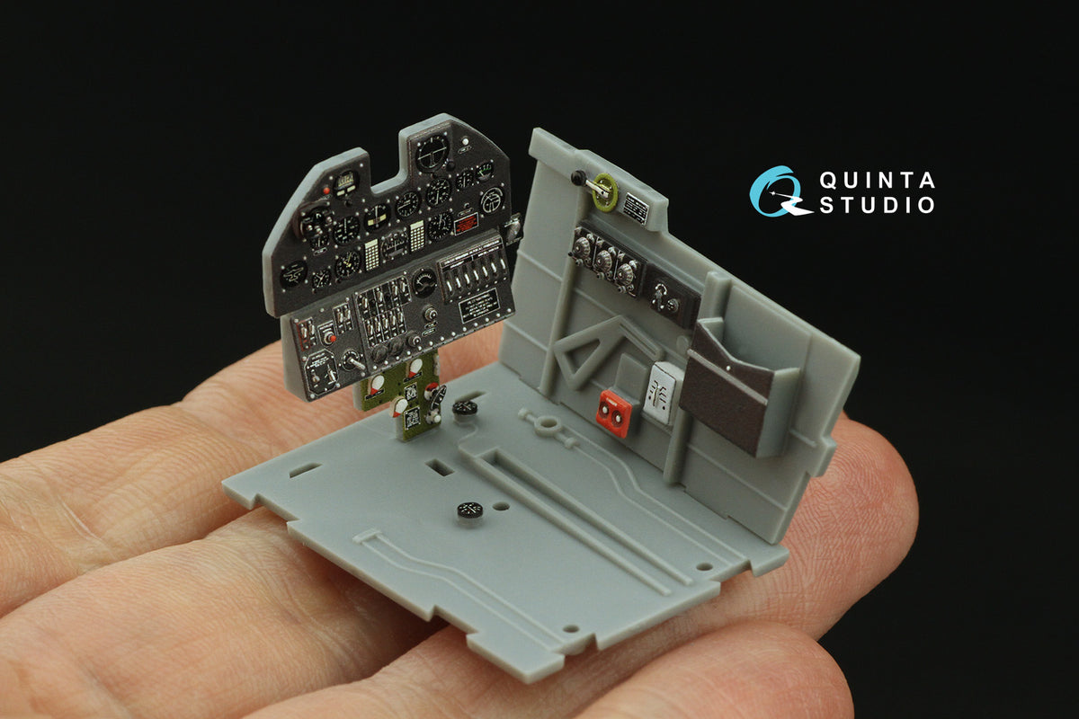 Quinta Studio QD32208 1:32 Curtiss P-40F WarHawk (3D-Printed) & coloured Interior