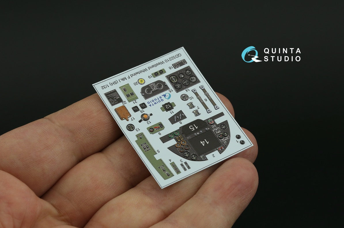 Quinta Studio QD32210 1:32 Westland Whirlwind F Mk.I (3D-Printed) & coloured Interior