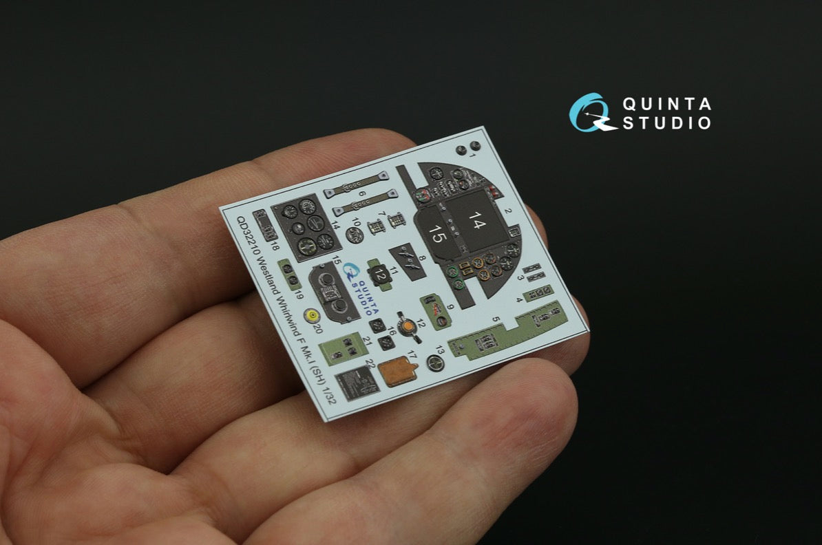 Quinta Studio QD32210 1:32 Westland Whirlwind F Mk.I (3D-Printed) & coloured Interior