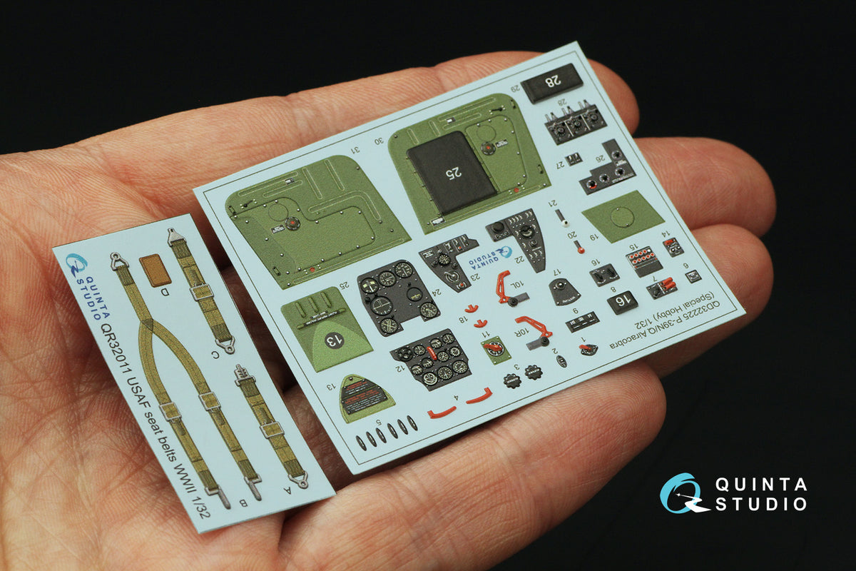 Quinta Studio QD32225 1:32 Bell P-39Q/N Airacobra (3D-Printed) & coloured Interior