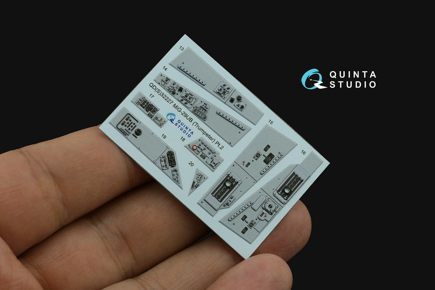 Quinta Studio QD32227 1:32 Mikoyan MiG-29UB 3D-Printed & coloured Interior