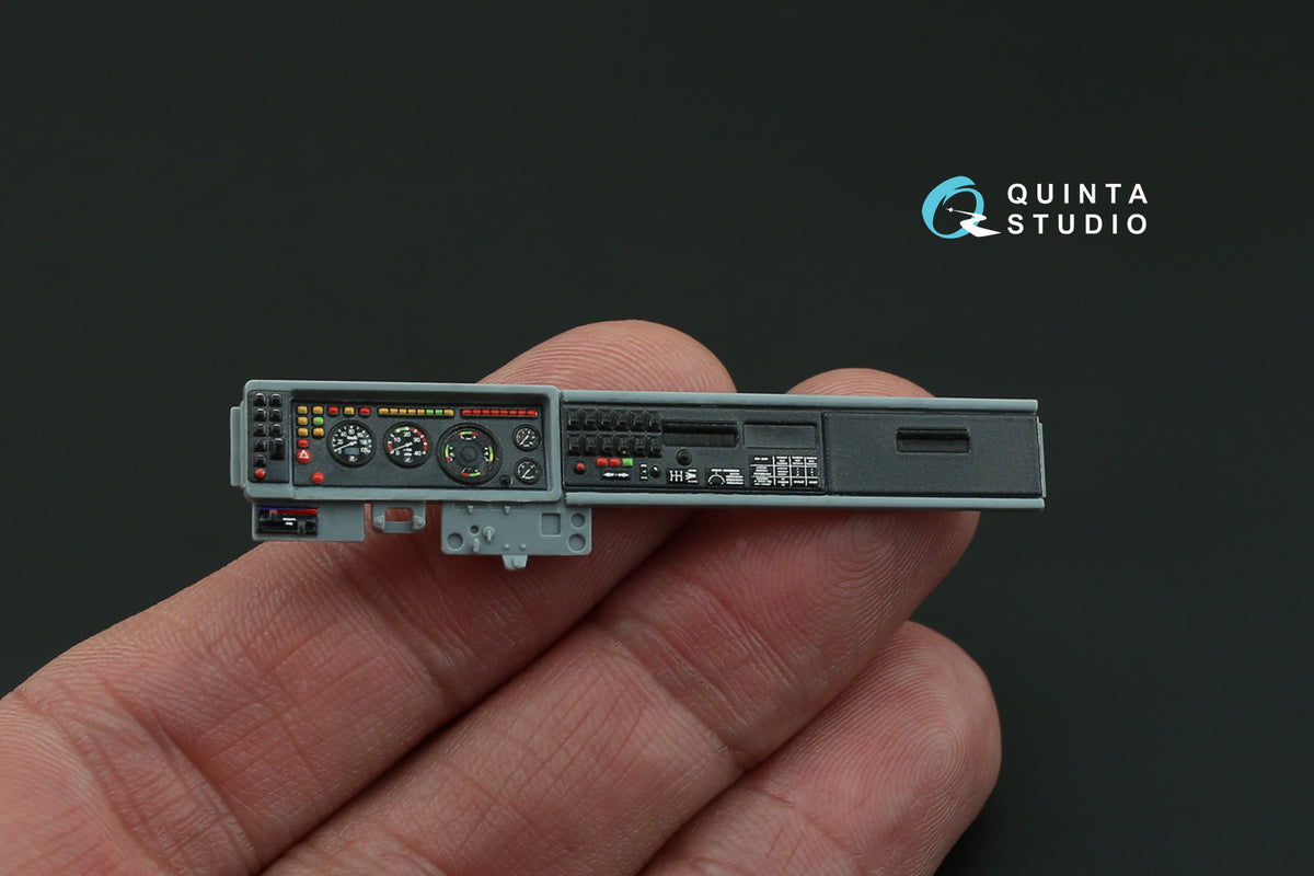 Quinta Studio QD35003 1:35 KamAZ-5350 Mustang 3-axle Family (3D-Printed) & coloured Interior