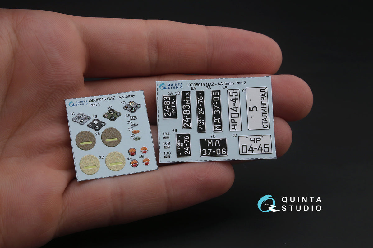 Quinta Studio QD35015 1:35 GAZ-AA/AAA family (3D-Printed) & coloured Interior