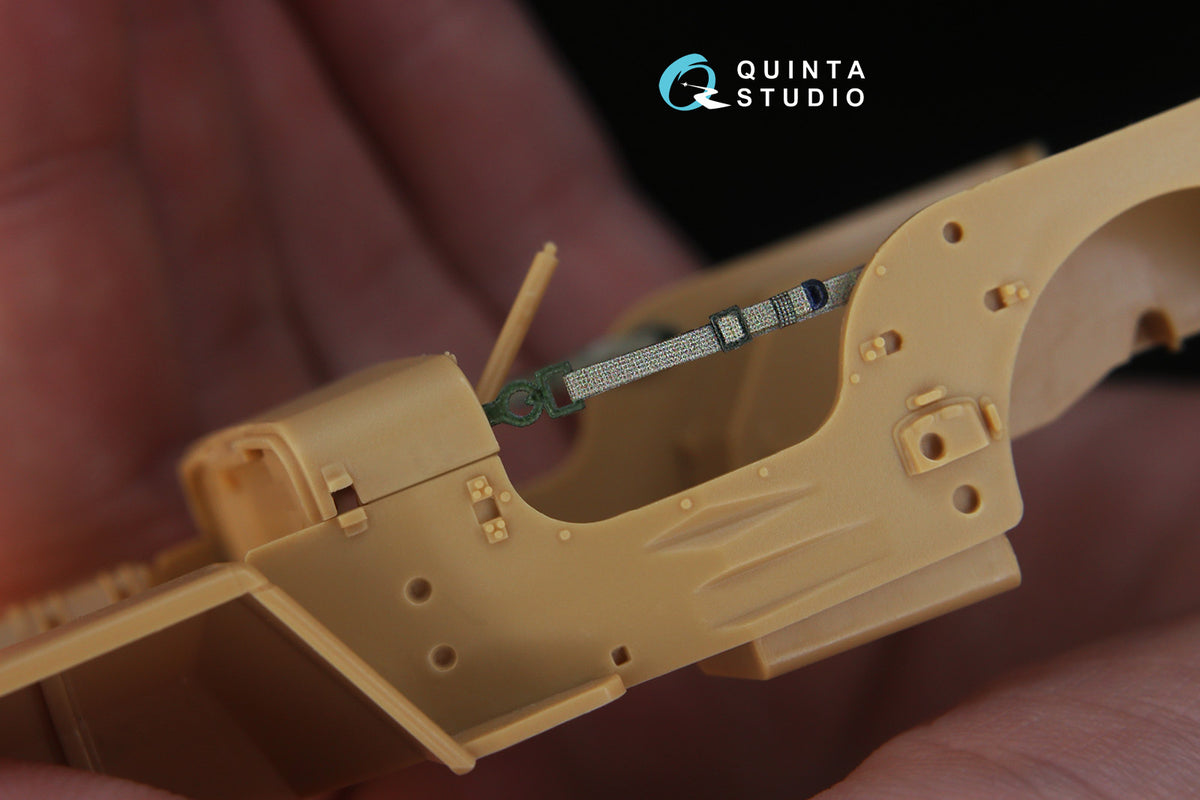 Quinta Studio QD35018 1:35 Willys Jeep MB (3D-Printed) & coloured Interior