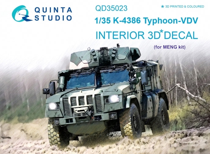 Quinta Studio QD35023 1:35 K-4386 Typhoon VDV (3D-Printed)