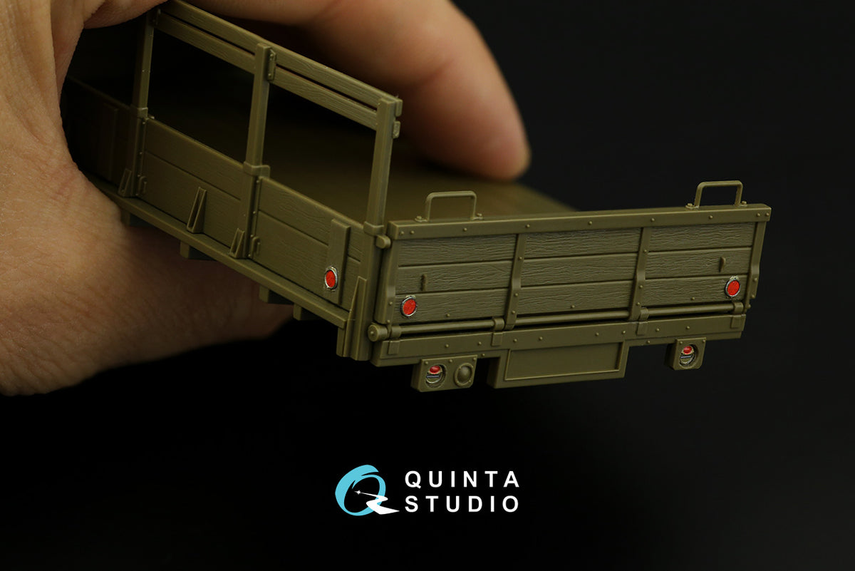 Quinta Studio QD35052 1:35 GMC CCKW 353 (designed to be used with open cab kits) (3D-Printed) & coloured Interior