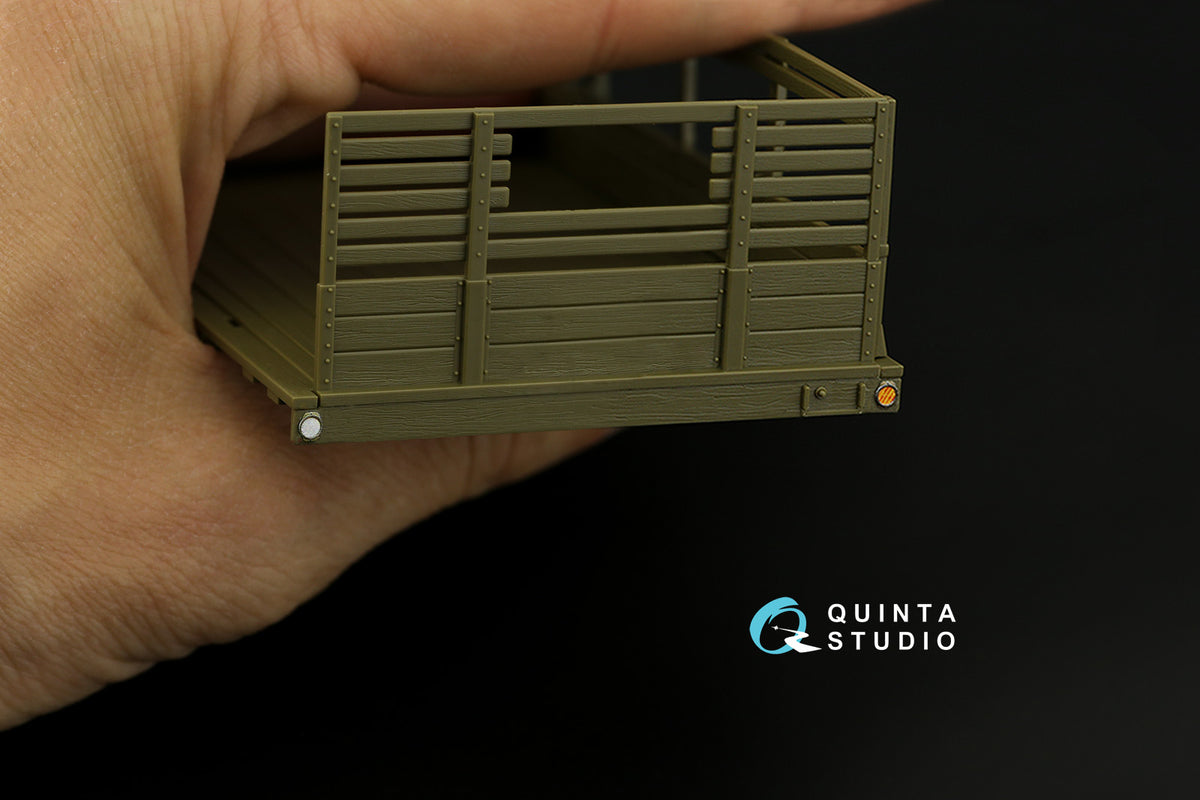 Quinta Studio QD35052 1:35 GMC CCKW 353 (designed to be used with open cab kits) (3D-Printed) & coloured Interior