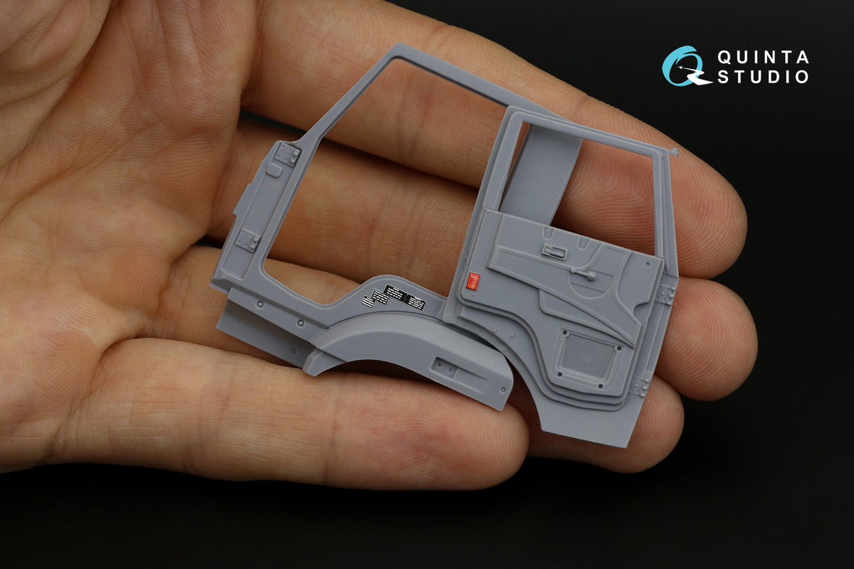 Quinta Studio QD35053 1:35 KAMAZ 65115 Dump truck (3D-Printed) & coloured Interior