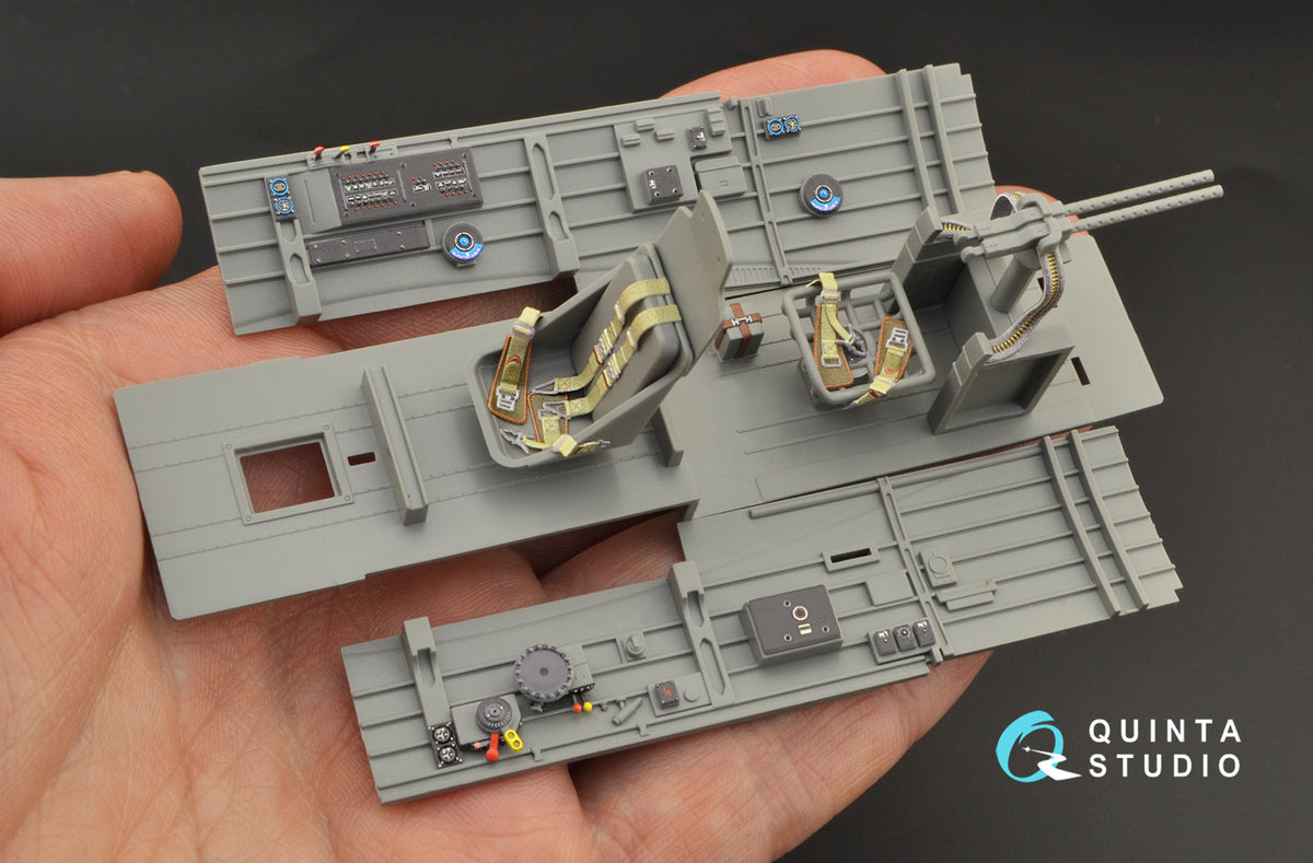 Quinta Studio QD35054 1:35 Junkers Ju-87G 'Stuka' (3D-Printed) & coloured Interior