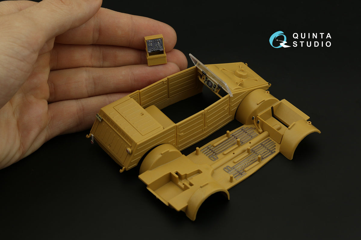 Quinta Studio QD35055 1:35 Kubelwagen typ 82 (3D-Printed) & coloured Interior