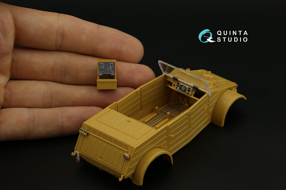 Quinta Studio QD35055 1:35 Kubelwagen typ 82 (3D-Printed) & coloured Interior