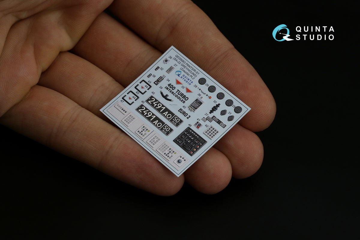 Quinta Studio QD35063 1:35 Pantsir-S1 (SA-22 Greyhound) (3D-Printed) & coloured Interior