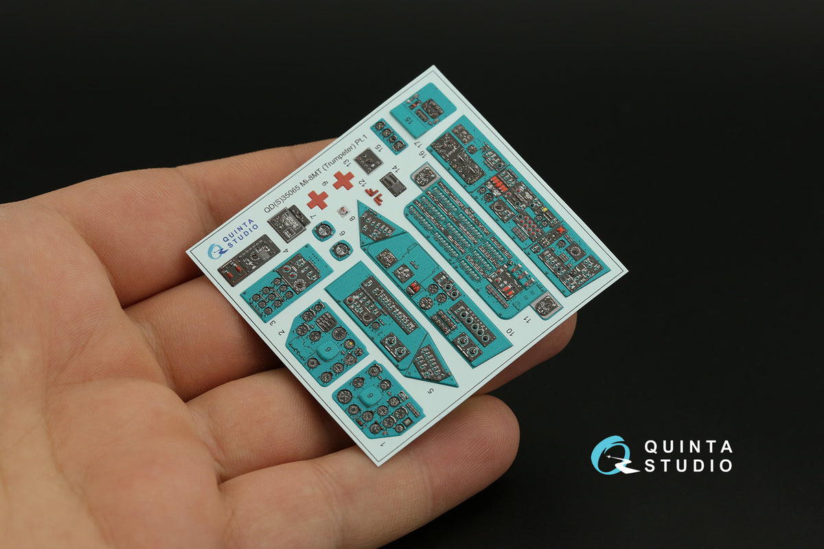 Quinta Studio QD35065 1:35 Mil Mi-8MT (3D-Printed) & coloured Interior
