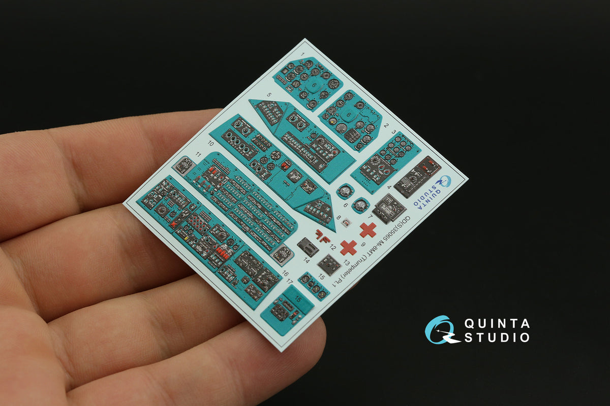 Quinta Studio QD35065 1:35 Mil Mi-8MT (3D-Printed) & coloured Interior