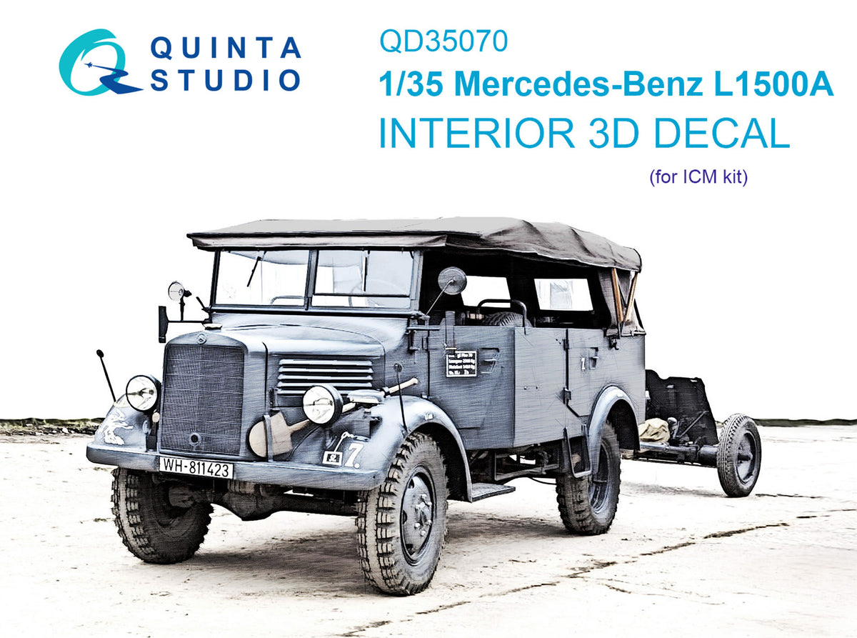 Quinta Studio QD35070 1:35 Mercedes-Benz L1500A (3D-Printed) & coloured Interior