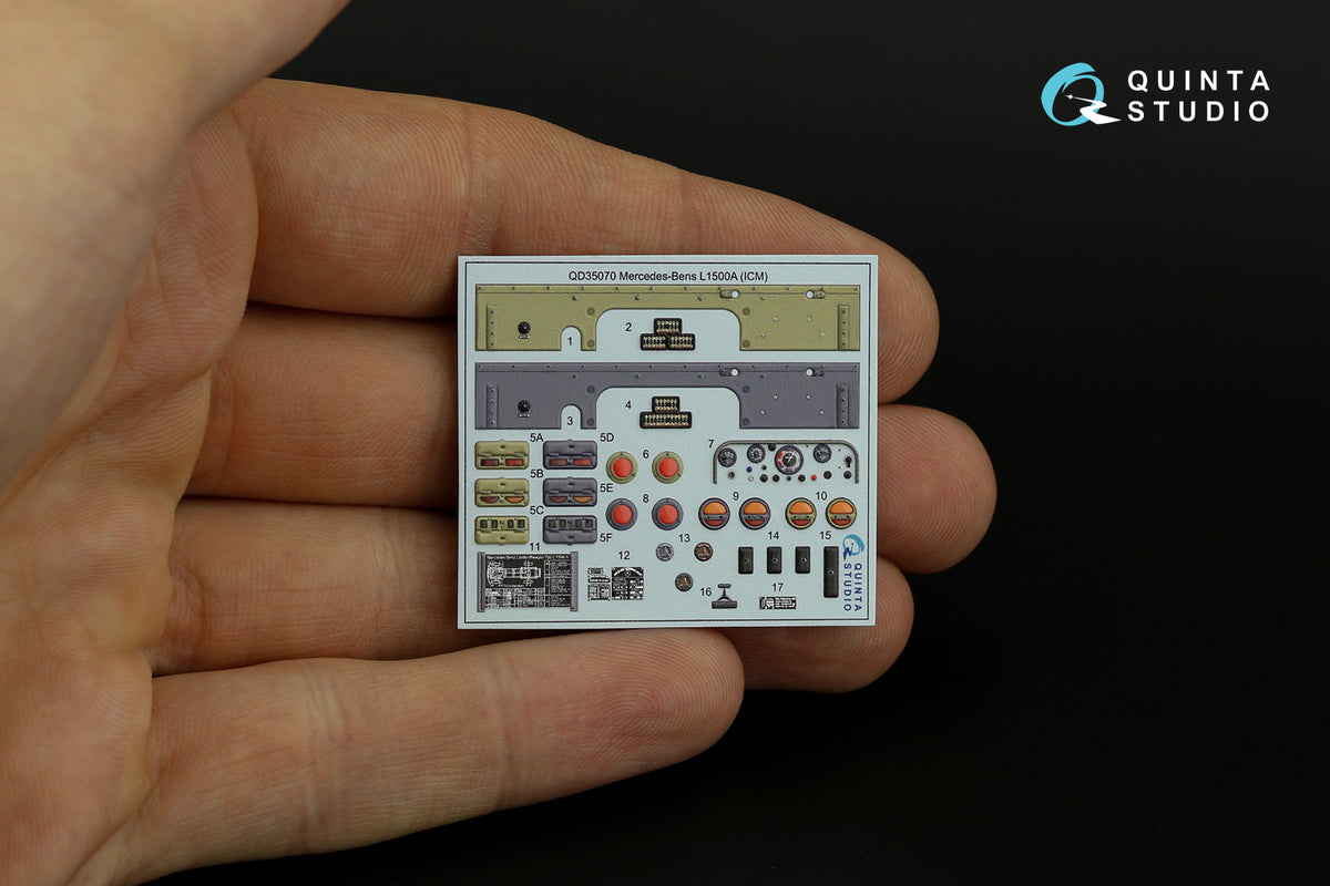 Quinta Studio QD35070 1:35 Mercedes-Benz L1500A (3D-Printed) & coloured Interior