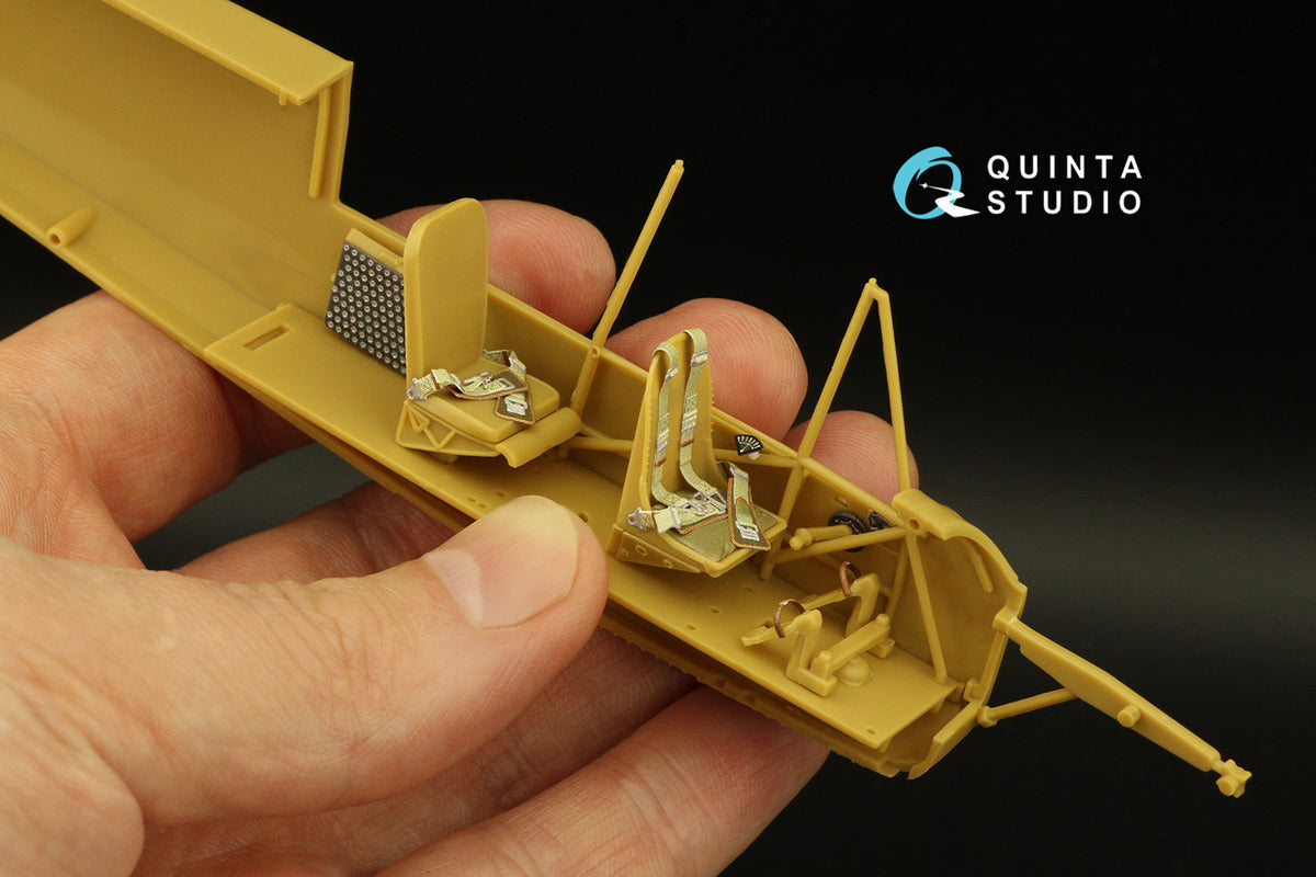 Quinta Studio QD35072 1:35 Fieseler Fi-156C Storch (3D-Printed) & coloured Interior