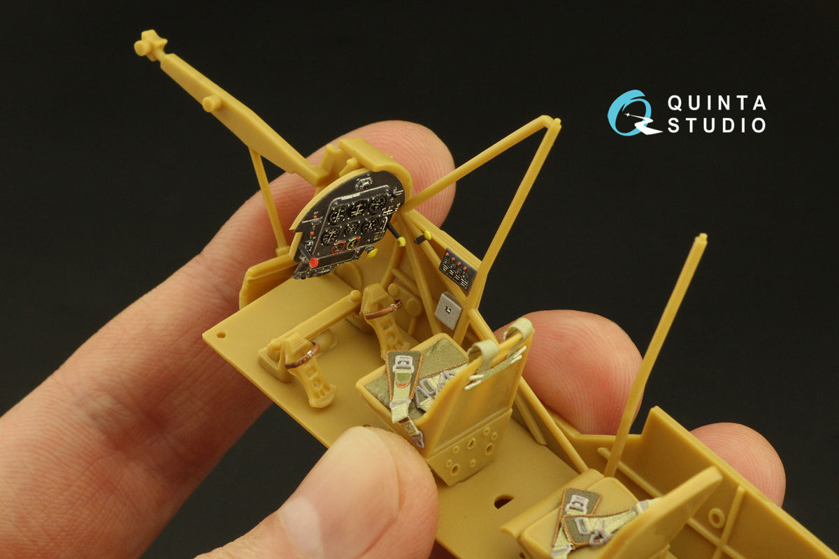 Quinta Studio QD35072 1:35 Fieseler Fi-156C Storch (3D-Printed) & coloured Interior