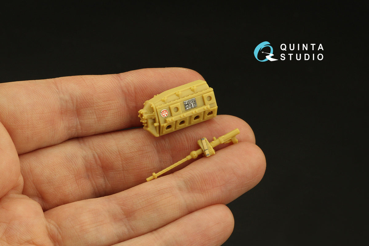 Quinta Studio QD35072 1:35 Fieseler Fi-156C Storch (3D-Printed) & coloured Interior