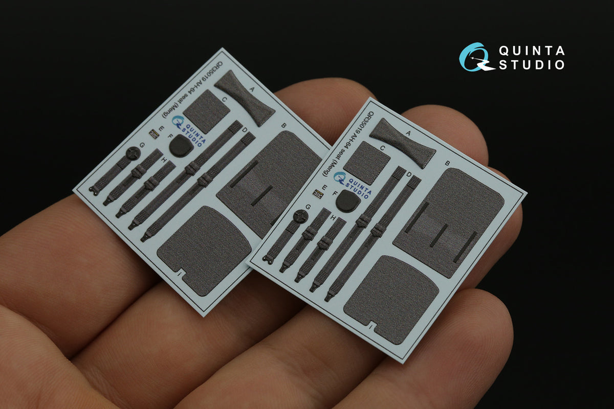 Quinta Studio QD35073 1:35 Boeing/Hughes AH-64D/E (3D-Printed) & coloured Interior