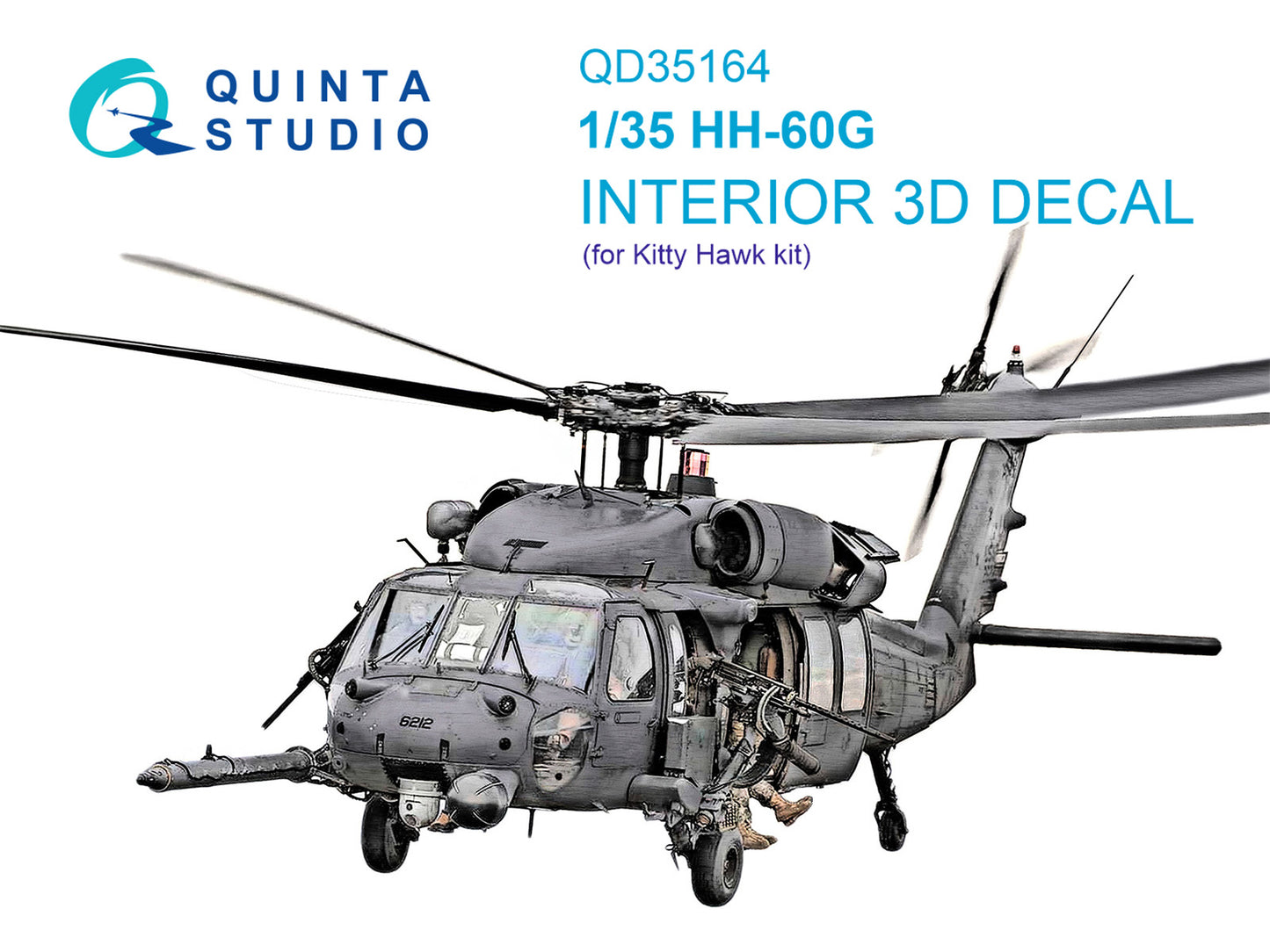 Quinta Studio QD35164 1:35 HH-60G Pave Hawk 3D-Printed & coloured Interior