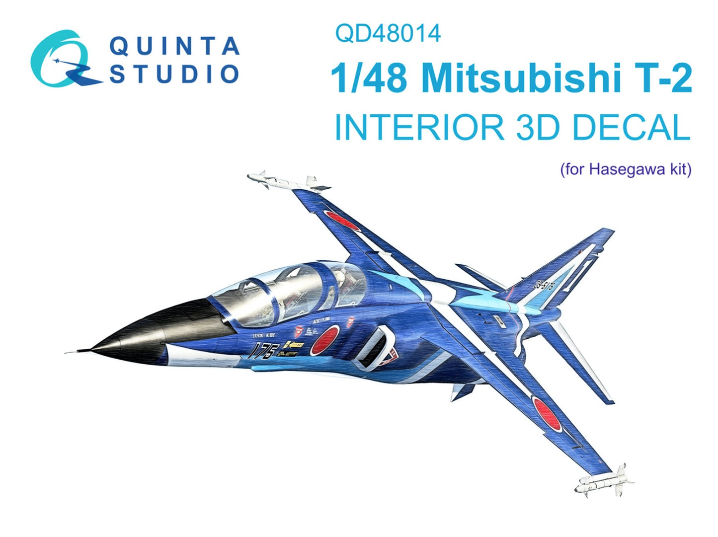 Quinta Studio QD48014 1:48 Mitsubishi T-2 (3D-Printed) & coloured Interior