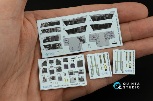 Quinta Studio QD48243 1:48 Boeing F/A-18F late / EA-18G (3D-Printed) & coloured Interior