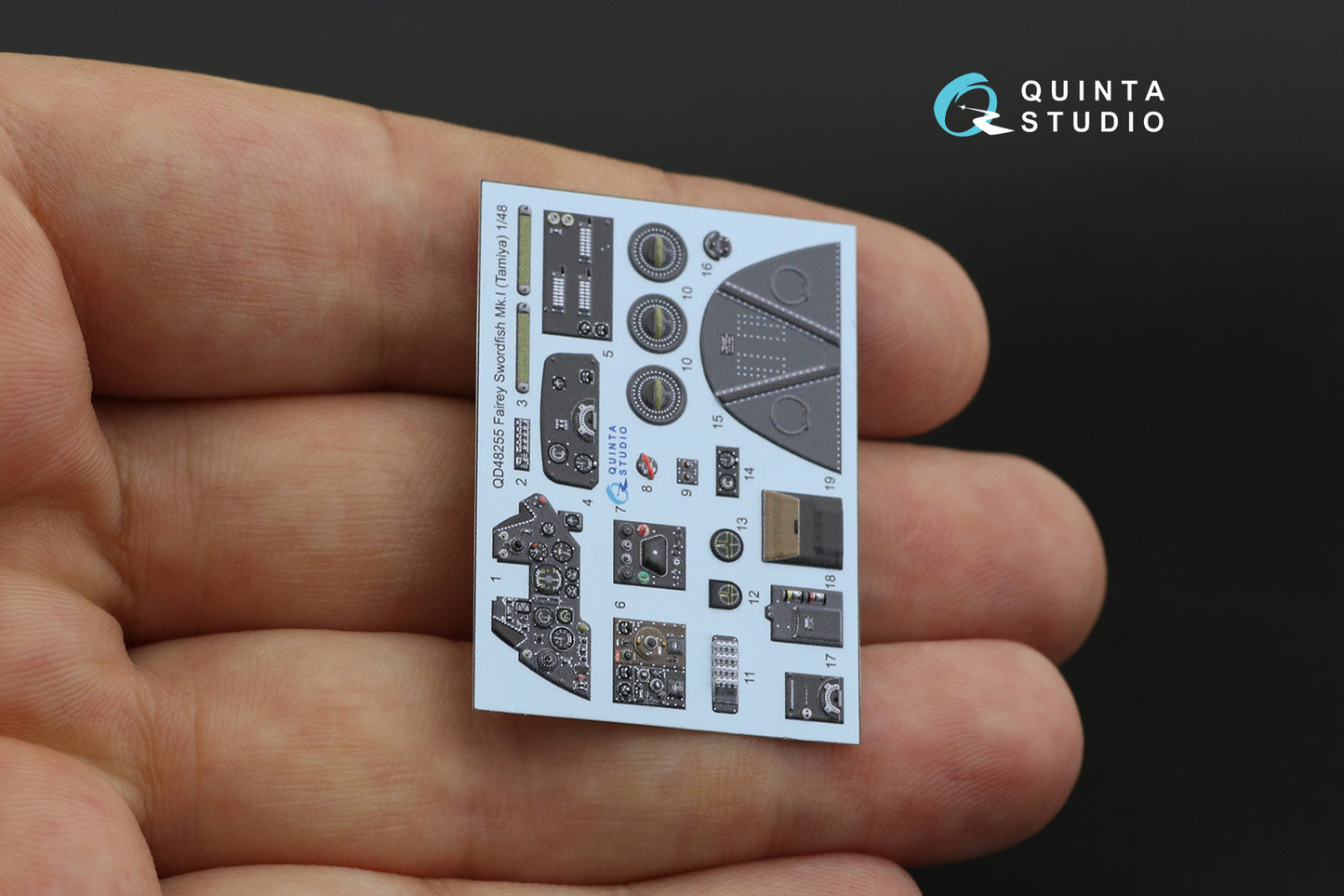 Quinta Studio QD48255 1:48 Fairey Swordfish Mk.I (3D-Printed) & coloured Interior