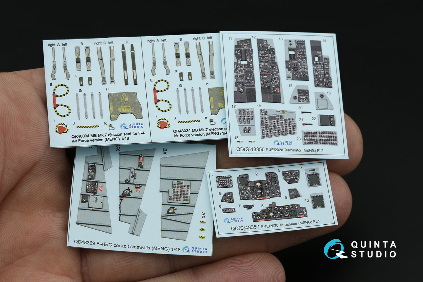 Quinta Studio QD48350 1:48 McDonnell F-4E 2020 Terminator 3D-Printed & coloured Interior
