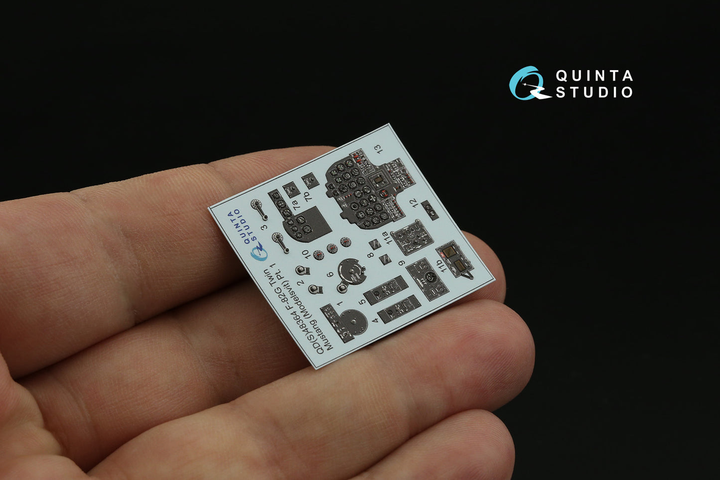 Quinta Studio QD48364 1:48 North-American F-82G Twin Mustang 3D-Printed coloured Interior