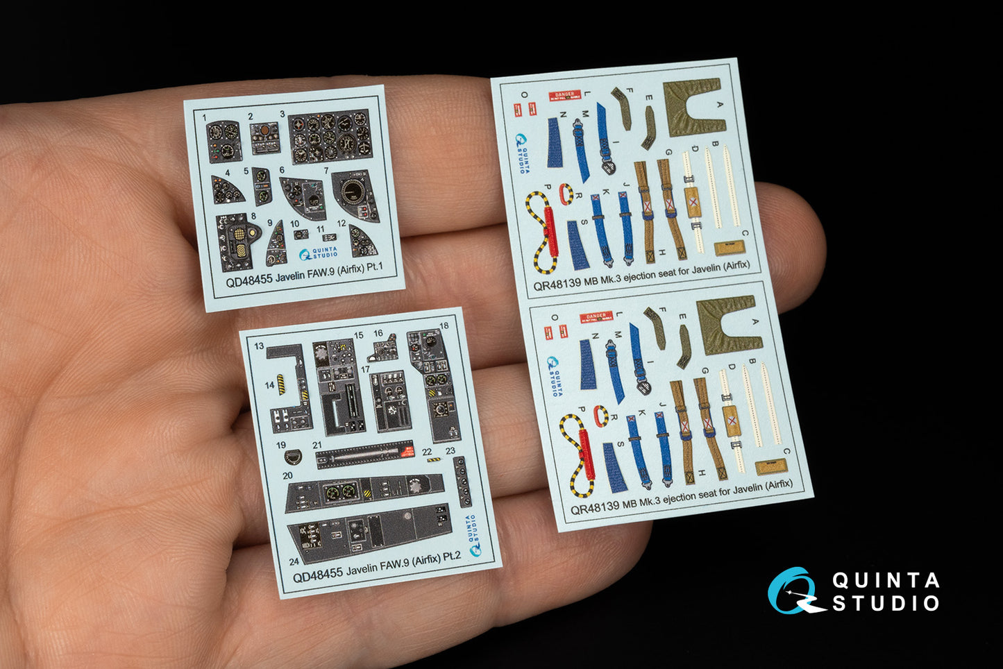 Quinta Studio QD48455 1:48 Gloster Javelin FAW.9 3D-Printed & coloured Interior