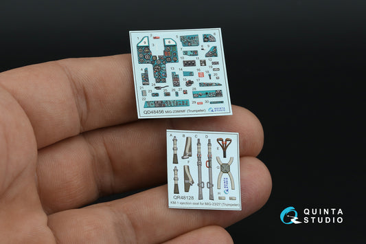 Quinta Studio QD48456 1:48 MiG-23M/MiG-23MF 3D-Printed & coloured Interior