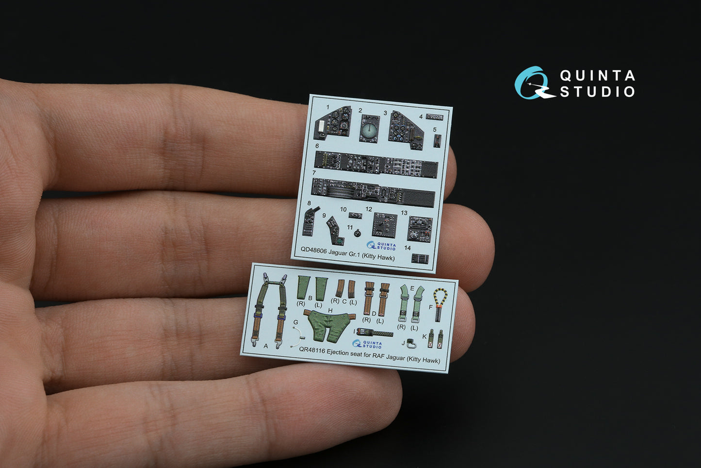 Quinta Studio QD48606 1:48 Sepecat Jaguar Gr.1 3D-Printed & coloured Interior