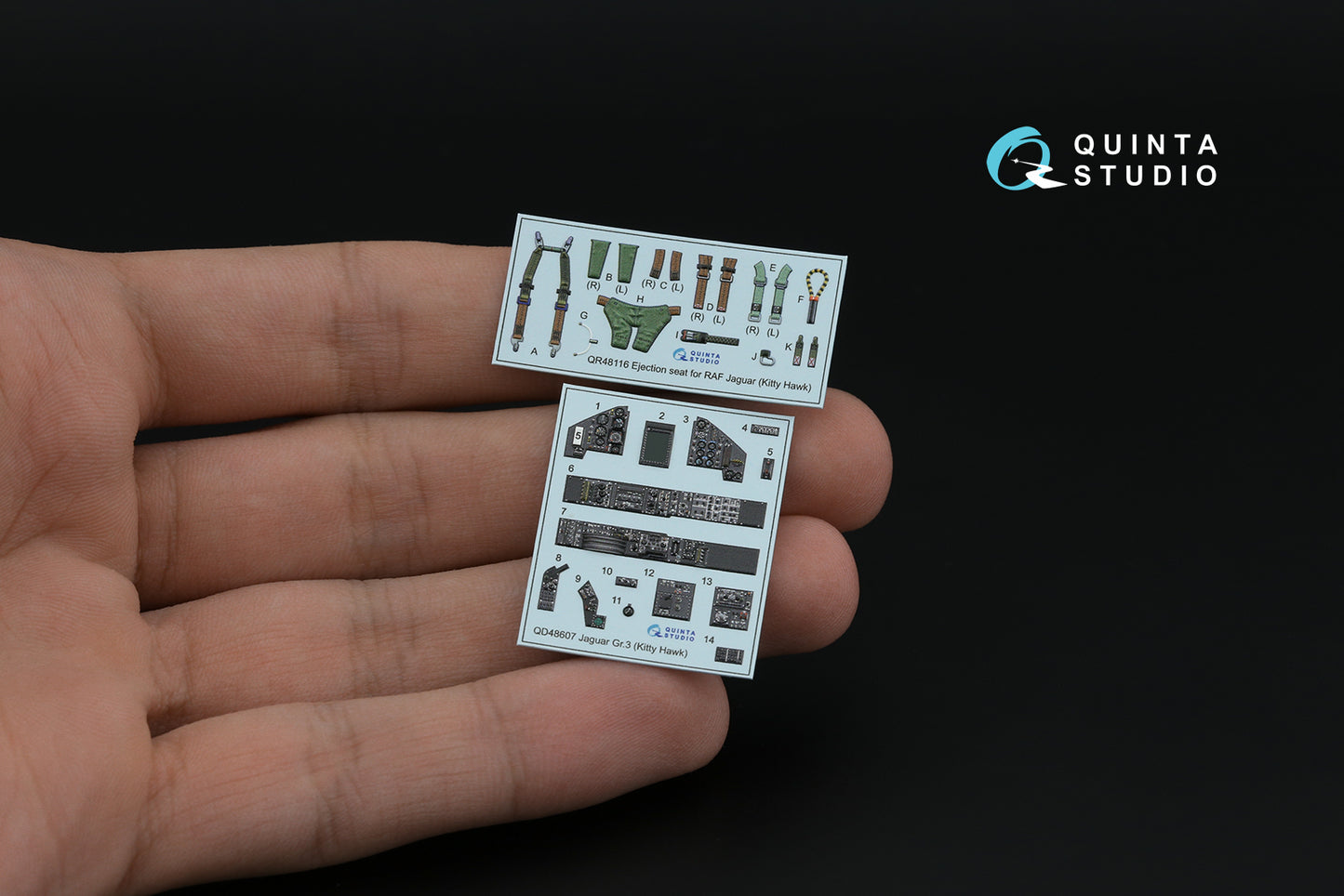 Quinta Studio QD48607 1:48 Sepecat Jaguar Gr.3 3D-Printed & coloured Interior